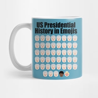 US Presidential History in Emojis Mug